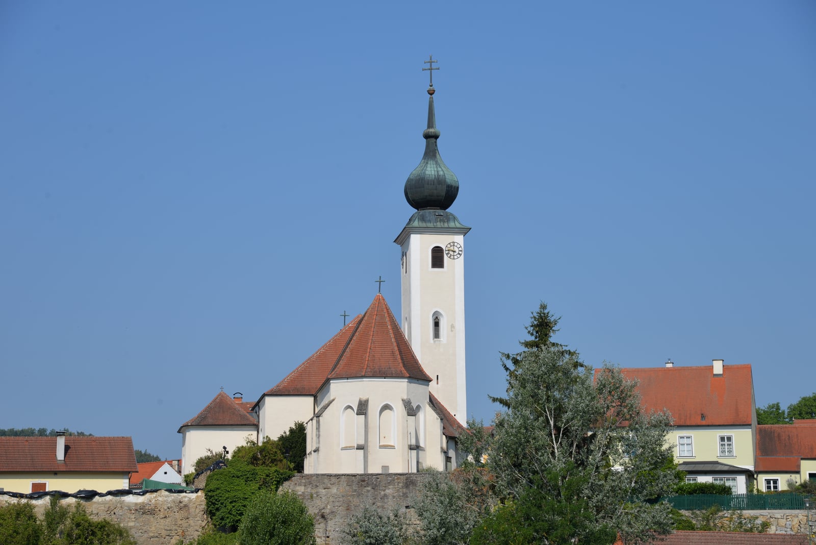 Standortansicht von Pfarrkirche Stiefern am Kamp in Schönberg am Kamp