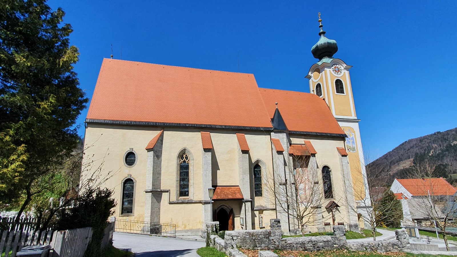 Standortansicht von Pfarrkirche St Gallen in Sankt Gallen