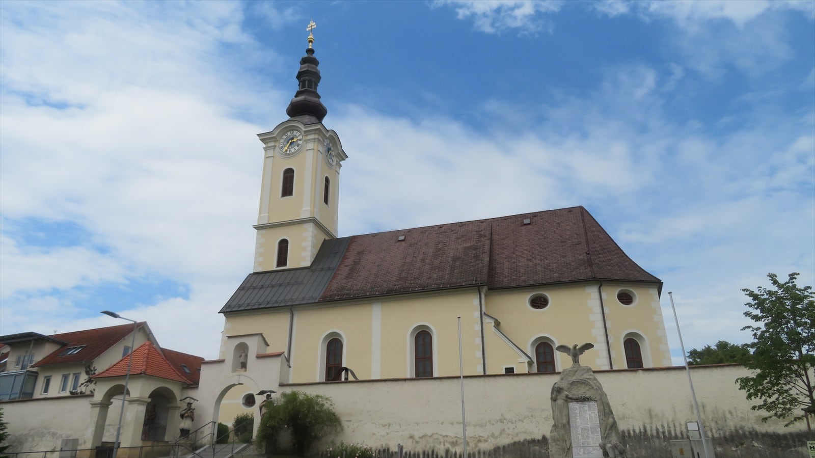 Standortansicht von Pfarrkirche St Stefan im Rosental in Sankt Stefan im Rosental