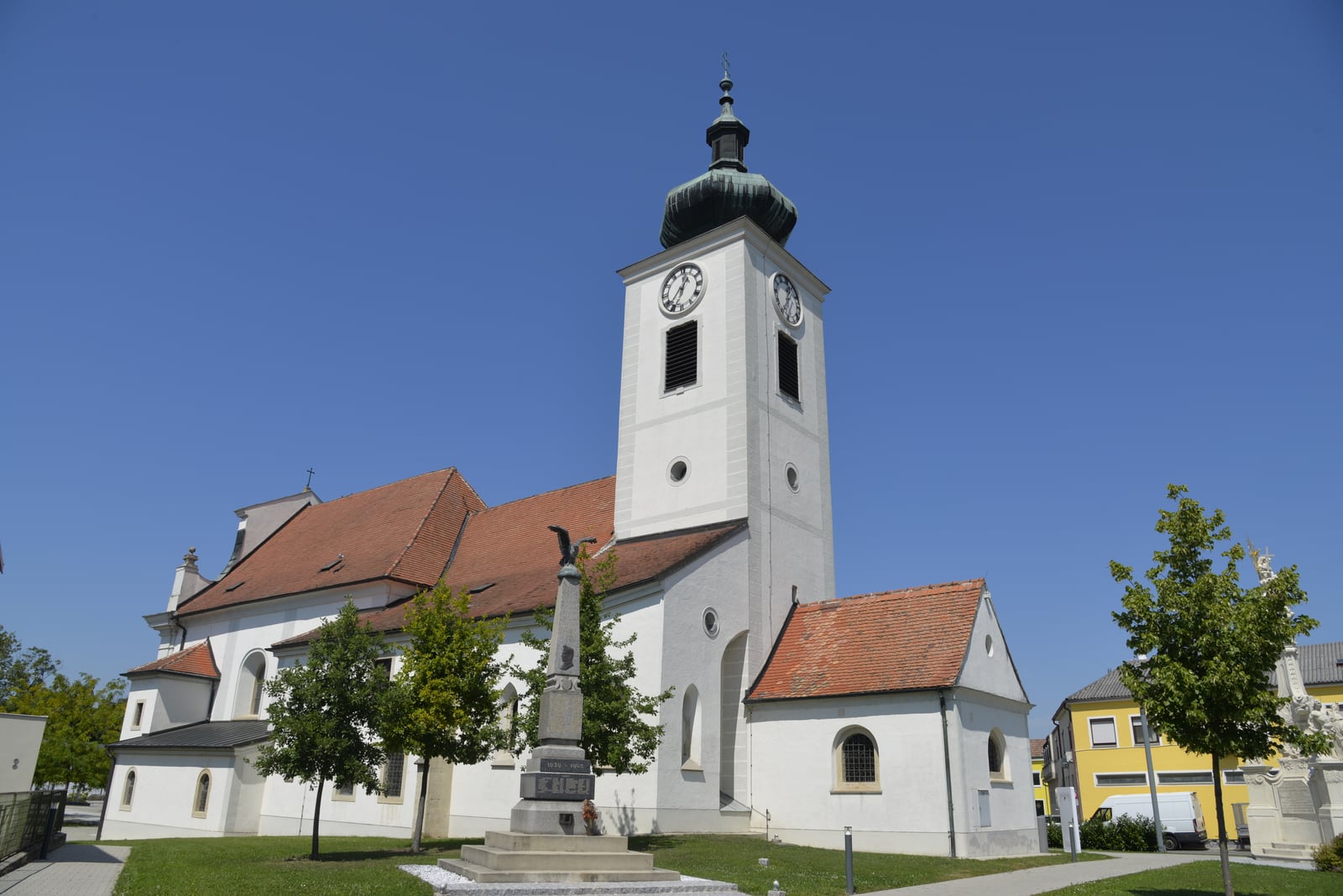 Standortansicht von Pfarrkirche Enzersdorf an der Fischa in Enzersdorf an der Fischa