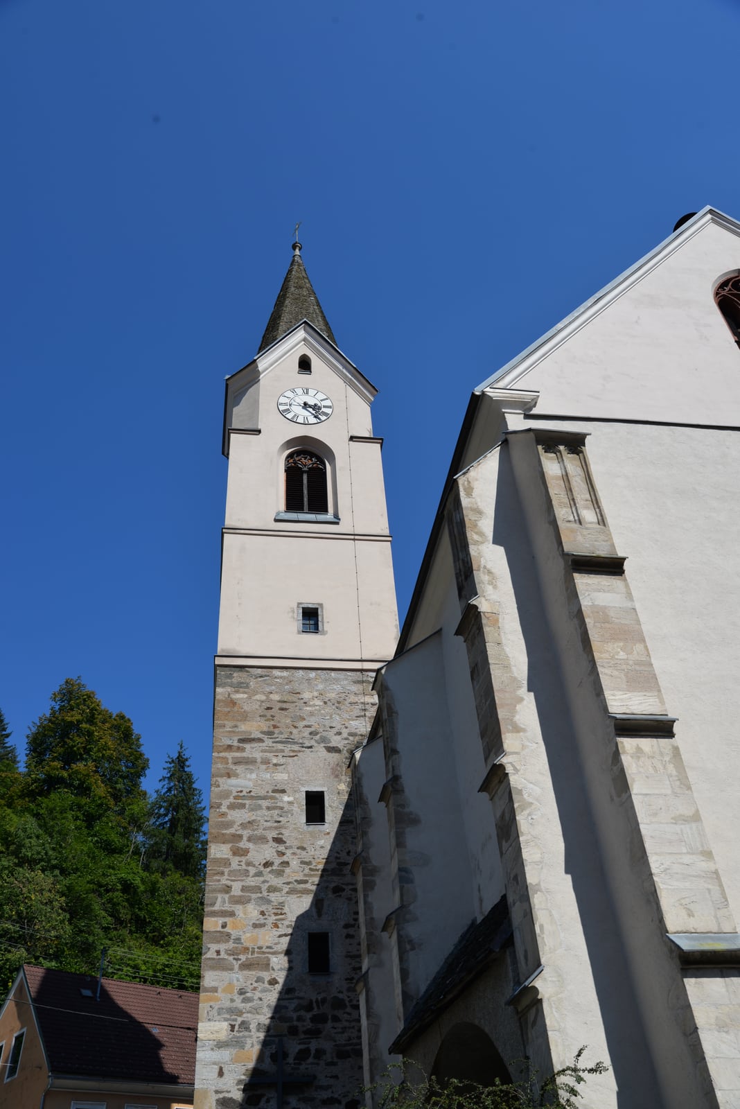 Standortansicht von Pfarrkirche Hüttenberg in Hüttenberg