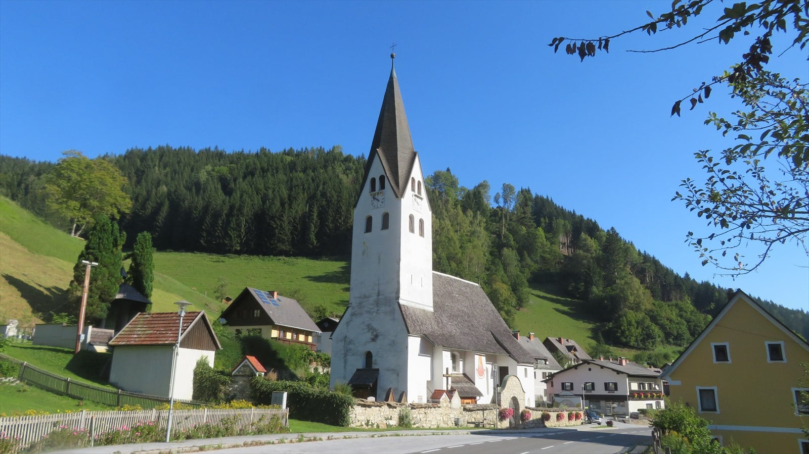 Standortansicht von Pfarrkirche Salla in Maria Lankowitz