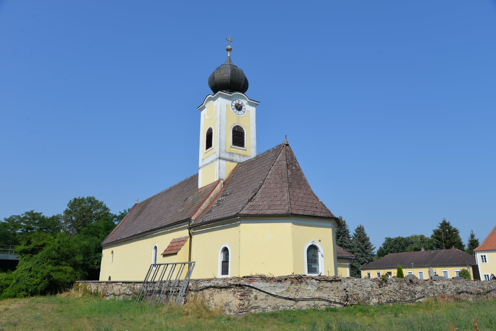 Standortansicht von Pfarrkirche Plank am Kamp in Schönberg am Kamp