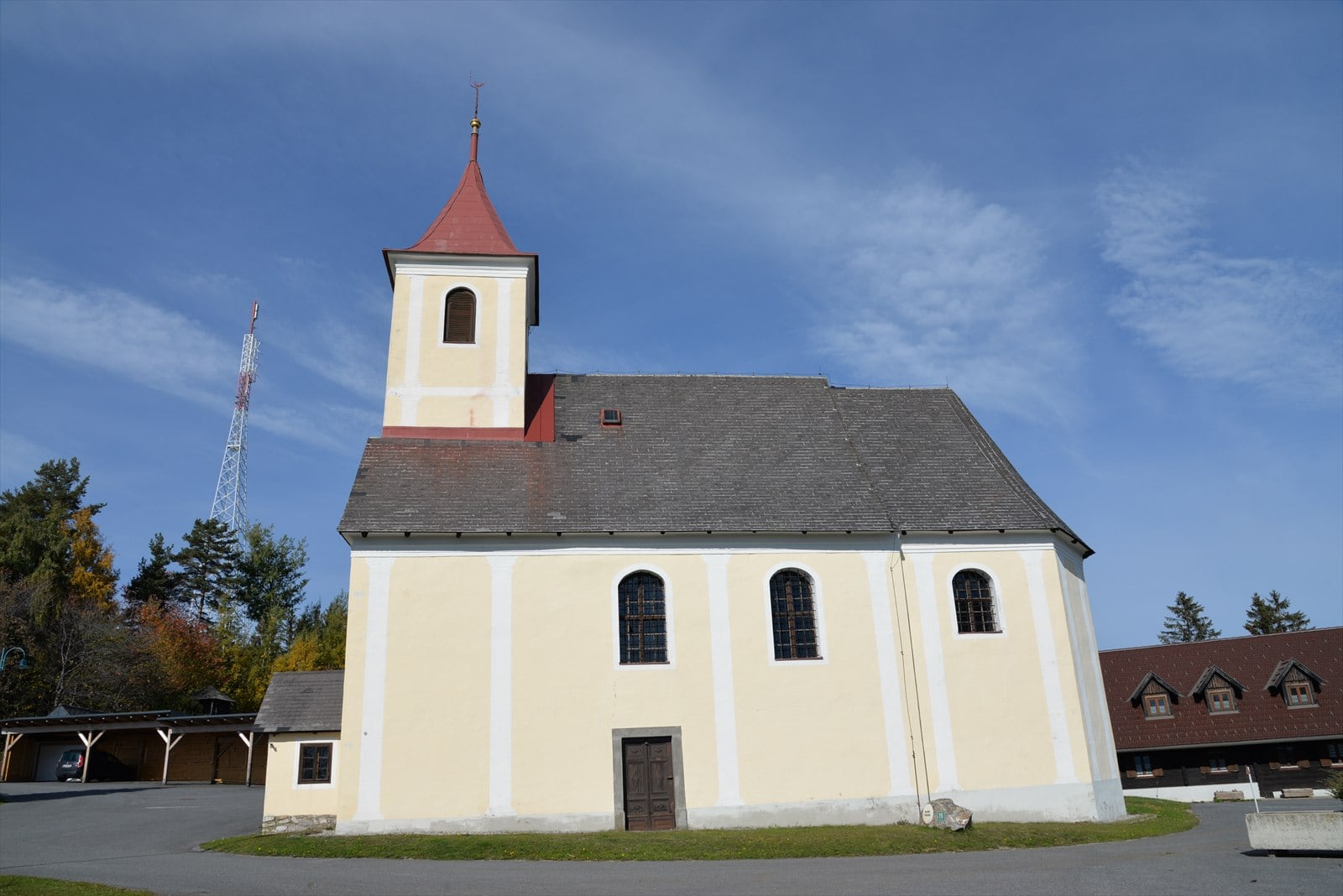 Standortansicht von Pfarrkirche St Lorenzen ob Eibiswald in Eibiswald