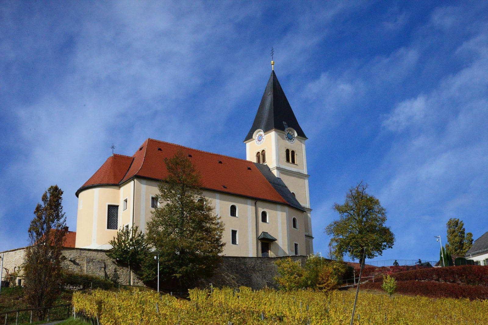 Standortansicht von Pfarrkirche St Anna am Aigen in Sankt Anna am Aigen