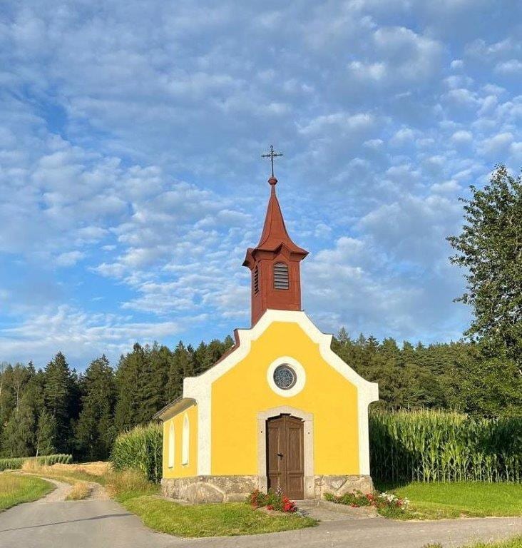 Standortansicht von Hofbauernkapelle Gunnersdorf in Lasberg