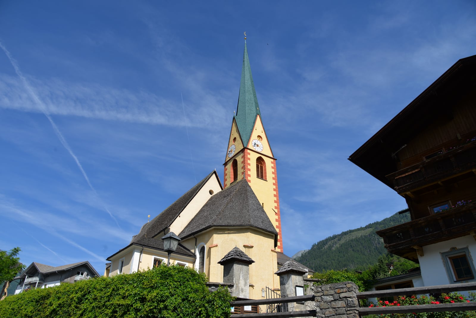 Standortansicht von Pfarrkirche Virgen in Virgen