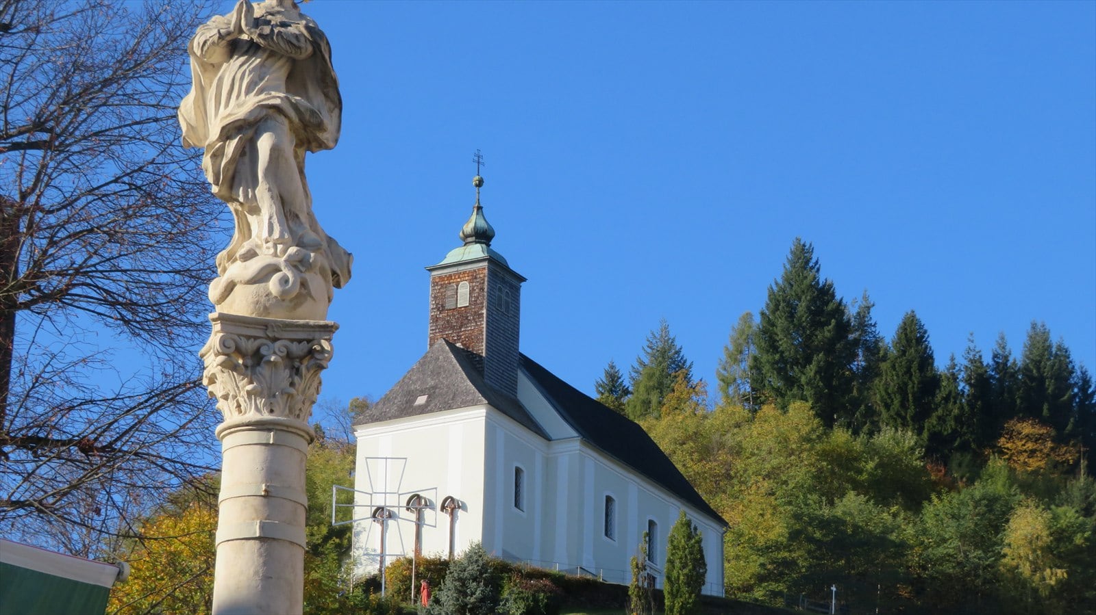 Standortansicht von Filialkirche St Josef Schwanberg in Bad Schwanberg