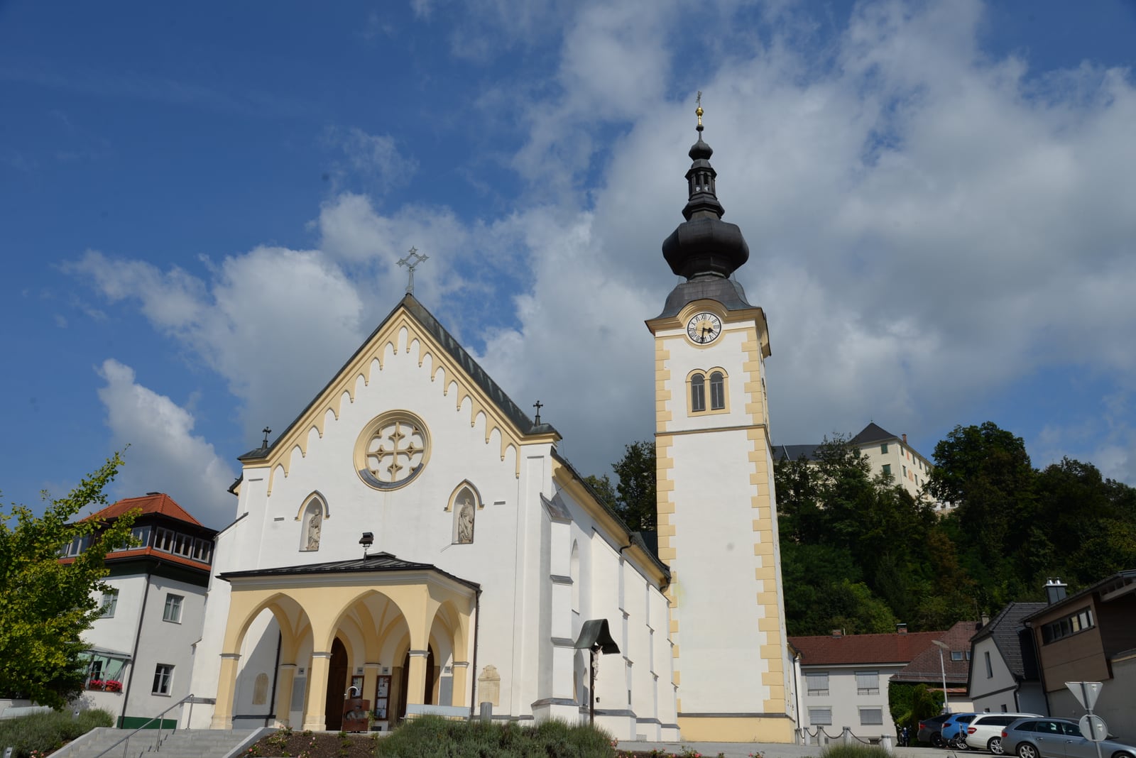 Standortansicht von Stadtpfarrkirche Bleiburg in Bleiburg