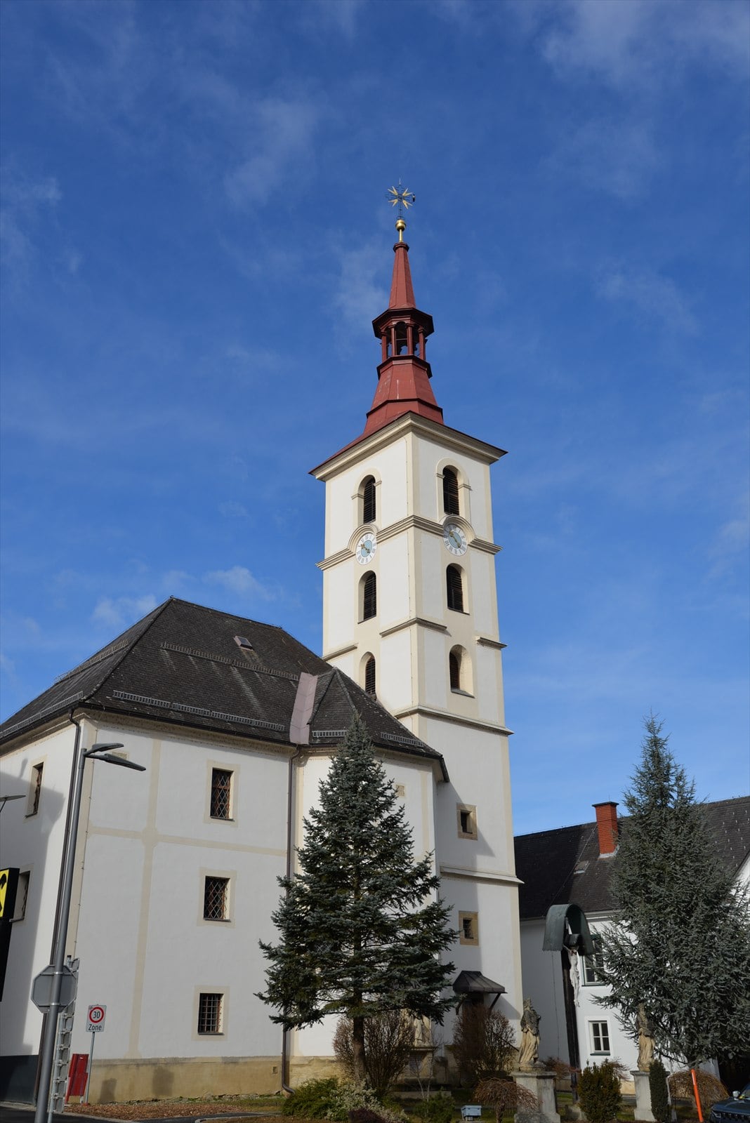 Standortansicht von Pfarrkirche St Peter am Ottersbach in Sankt Peter am Ottersbach