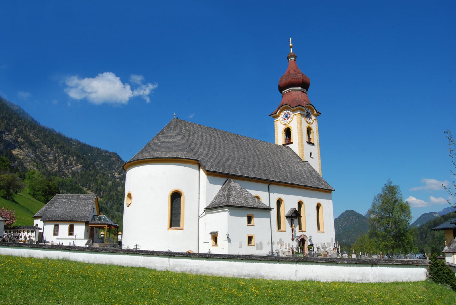 Standortansicht von Pfarrkirche Unken in Unken