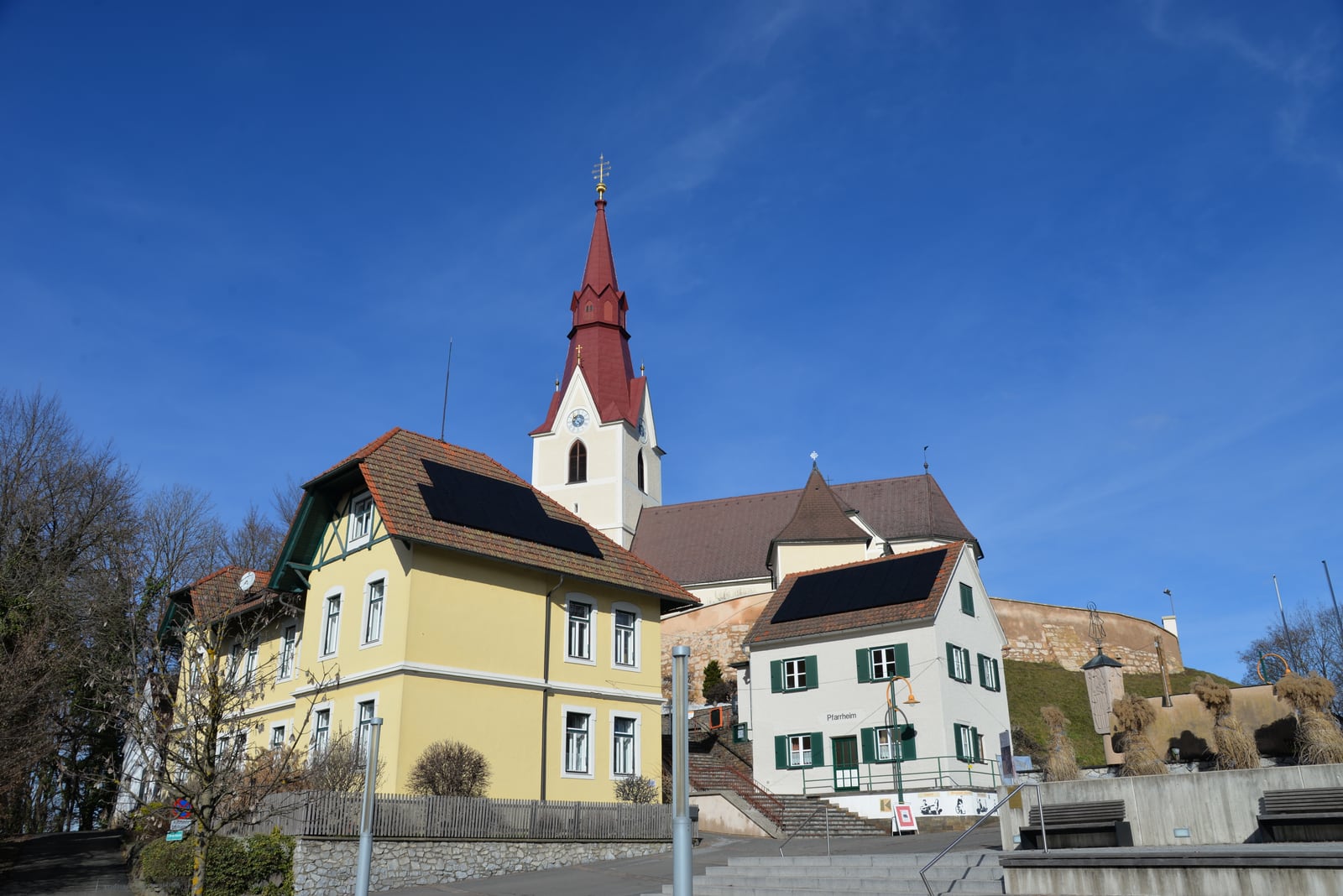 Standortansicht von Pfarrkirche Jagerberg in Jagerberg