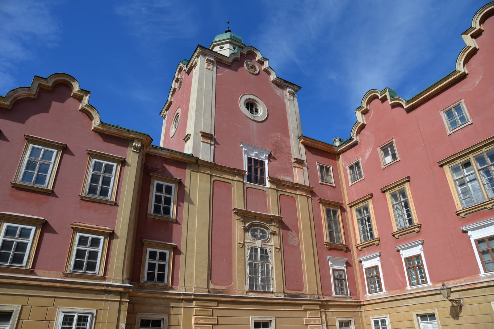 Standortansicht von Schloss Prugg in Bruck an der Leitha