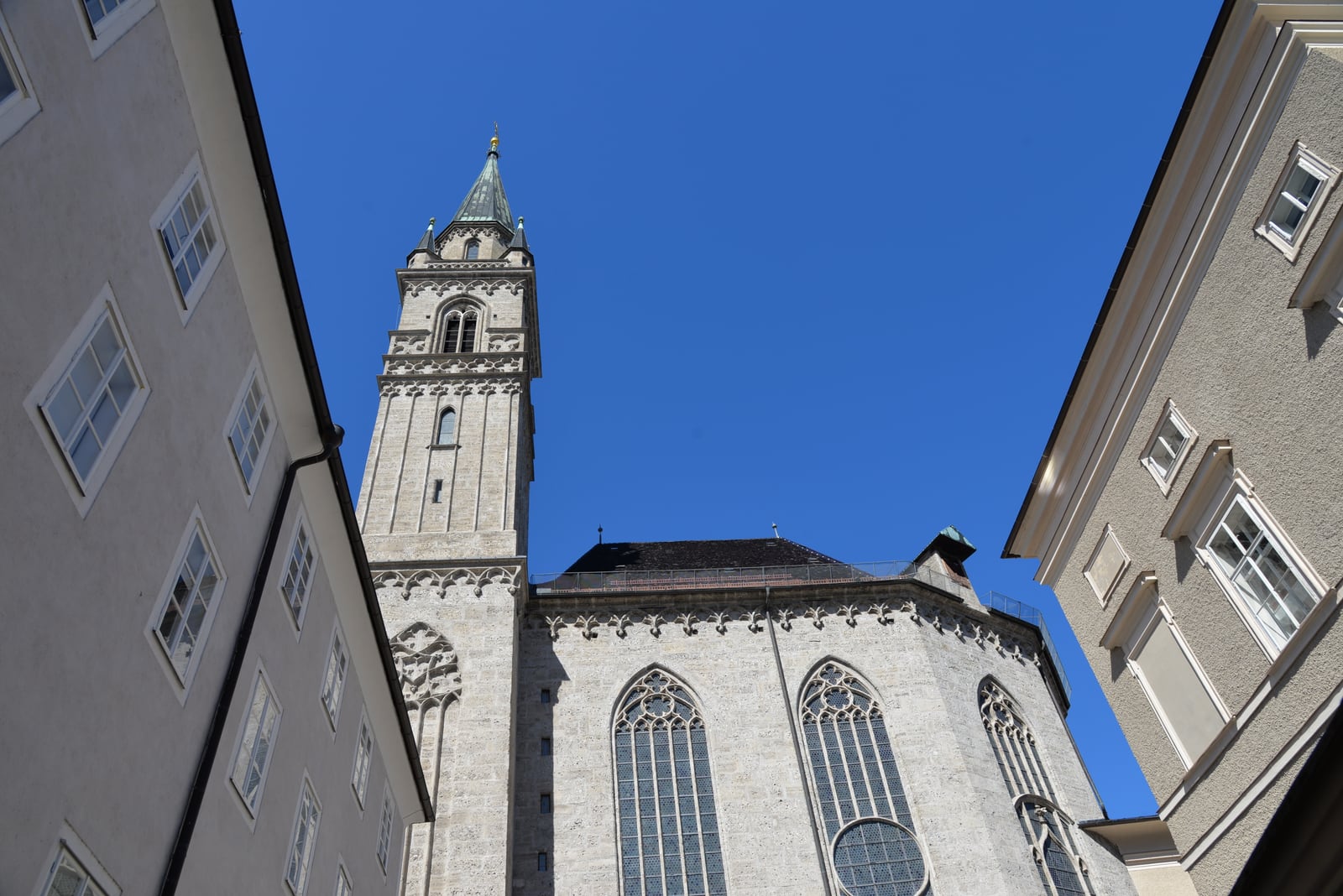 Standortansicht von Franziskanerkirche Salzburg in Salzburg