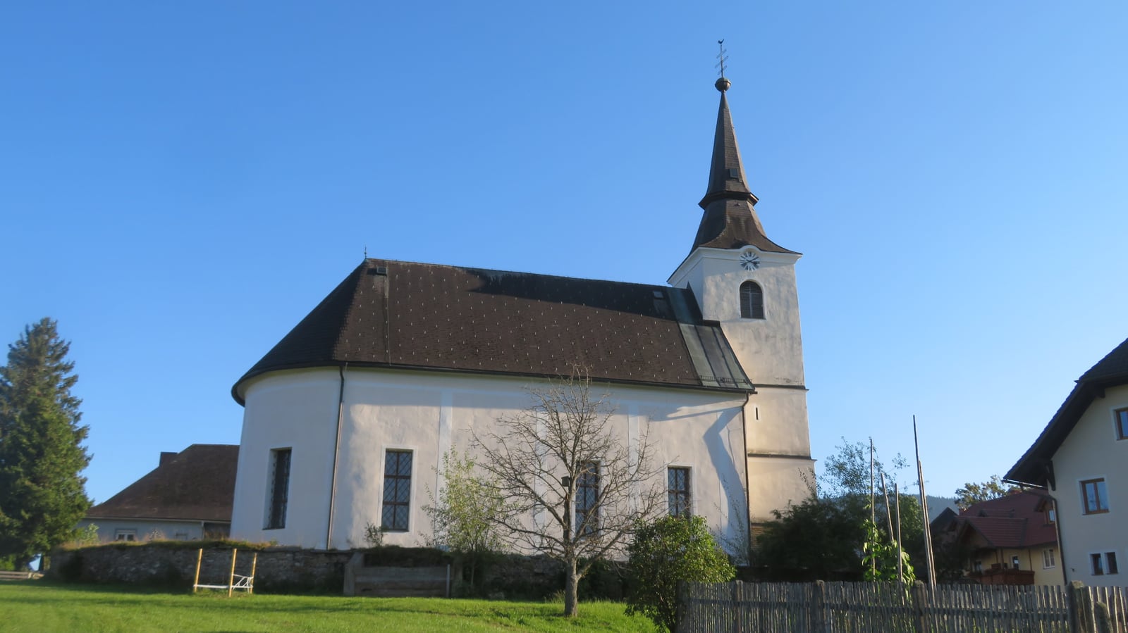 Standortansicht von Pfarrkirche Modriach in Edelschrott
