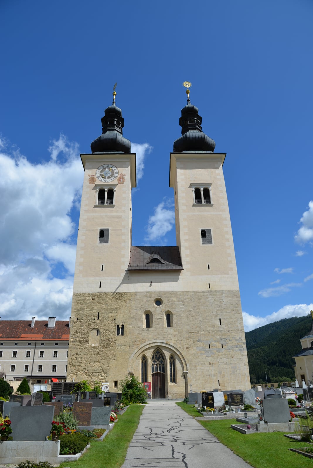 Standortansicht von Stiftspfarrkirche Gurk in Gurk
