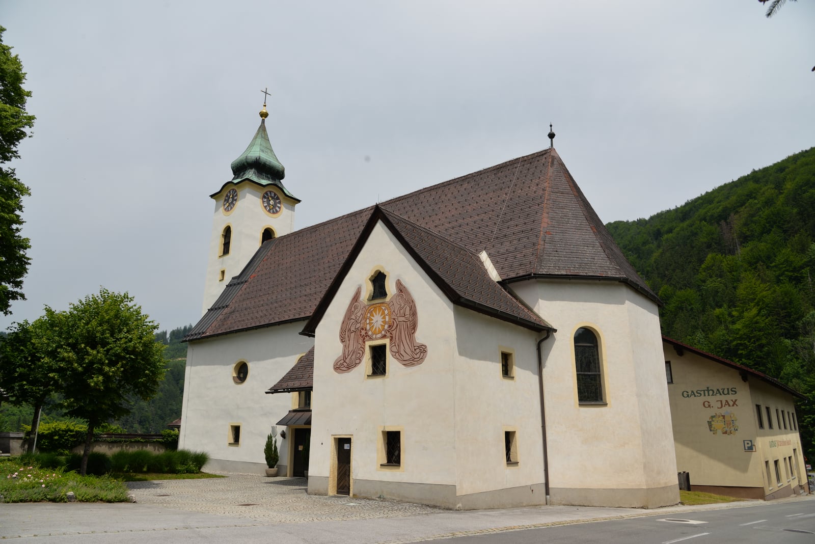 Standortansicht von Pfarrkirche Altenmarkt an der Enns in Altenmarkt bei Sankt Gallen