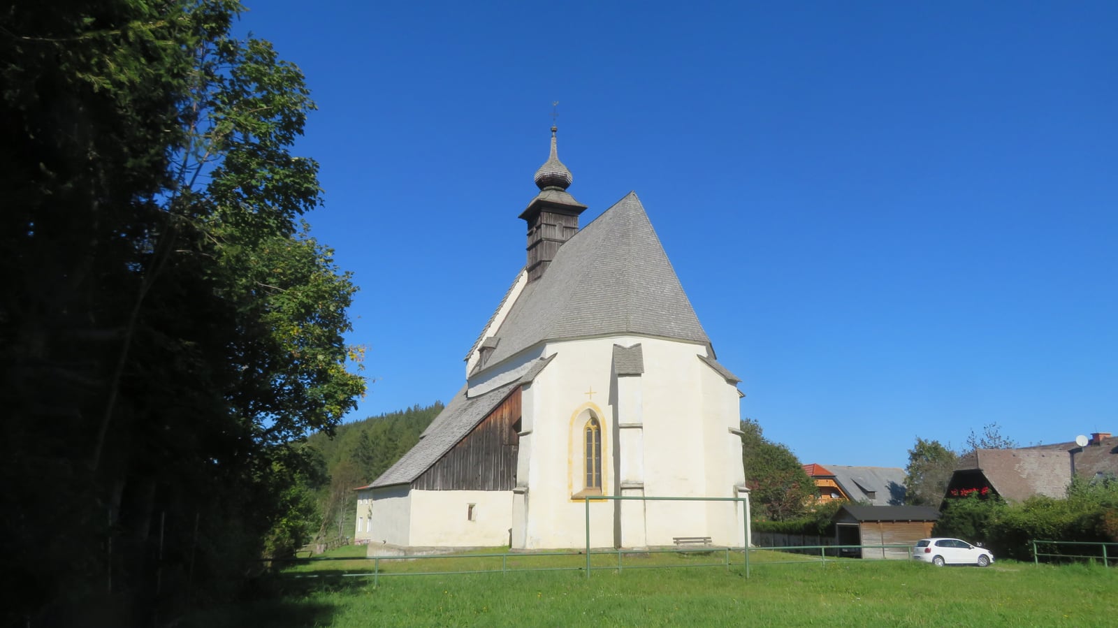 Standortansicht von Filialkirche St Hemma am Kreuzberg Edelschrott in Edelschrott