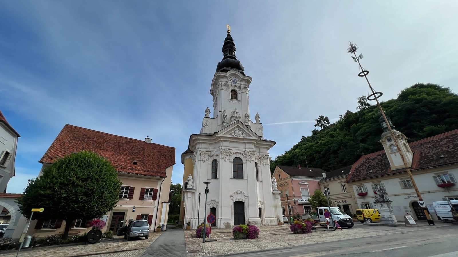 Standortansicht von Pfarrkirche Ehrenhausen in Ehrenhausen an der Weinstraße