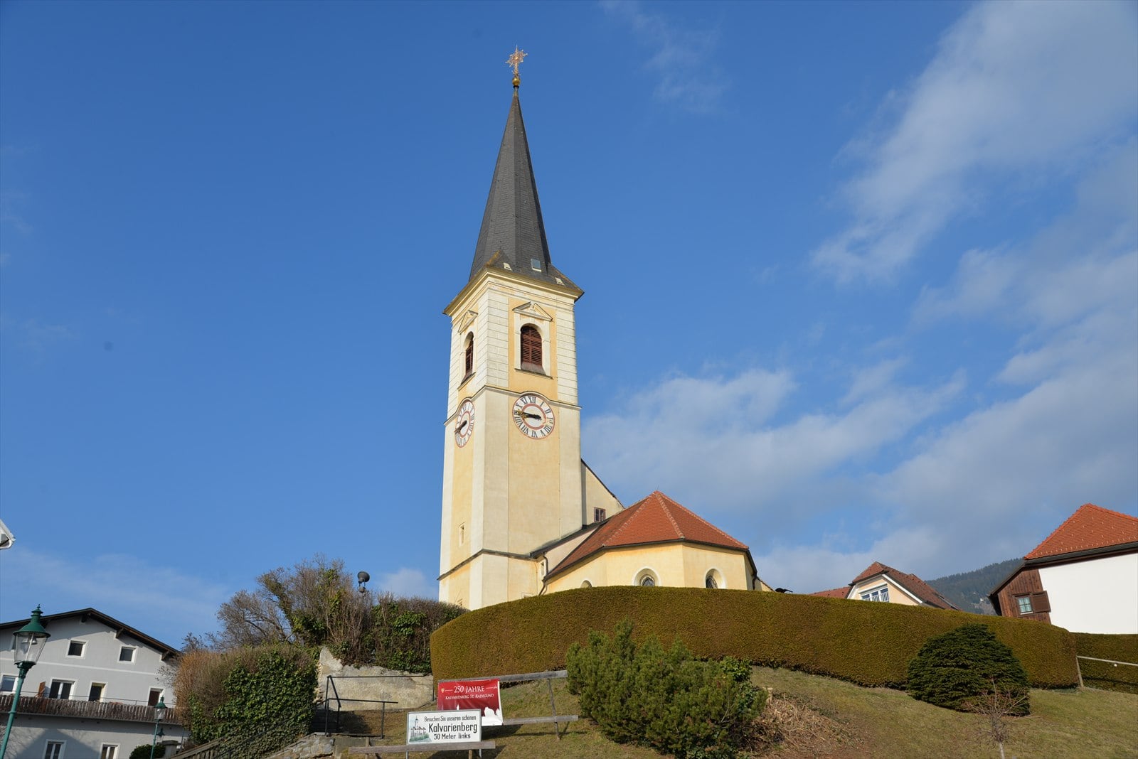 Standortansicht von Pfarrkirche St Radegund am Schöckl in Sankt Radegund bei Graz