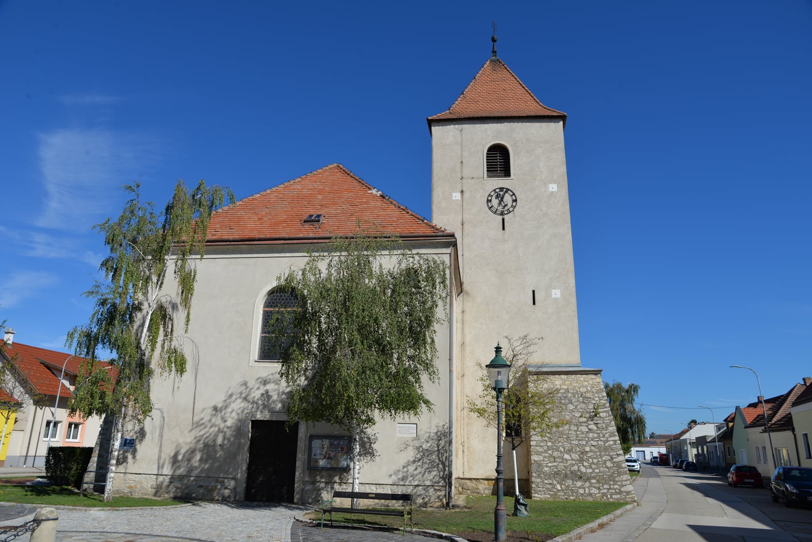 Standortansicht von Pfarrkirche Rauchenwarth in Rauchenwarth
