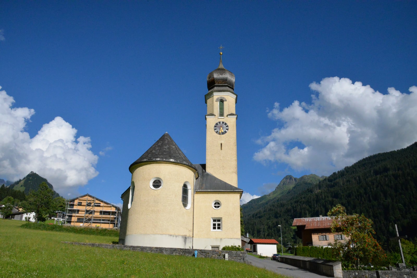 Standortansicht von Pfarrkirche Wald am Arlberg in Dalaas