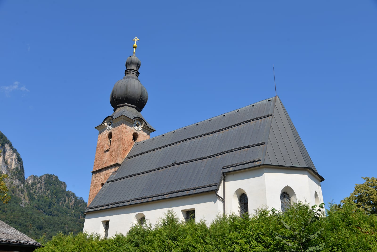 Standortansicht von Wallfahrtskirche St Leonhard Grödig in Grödig