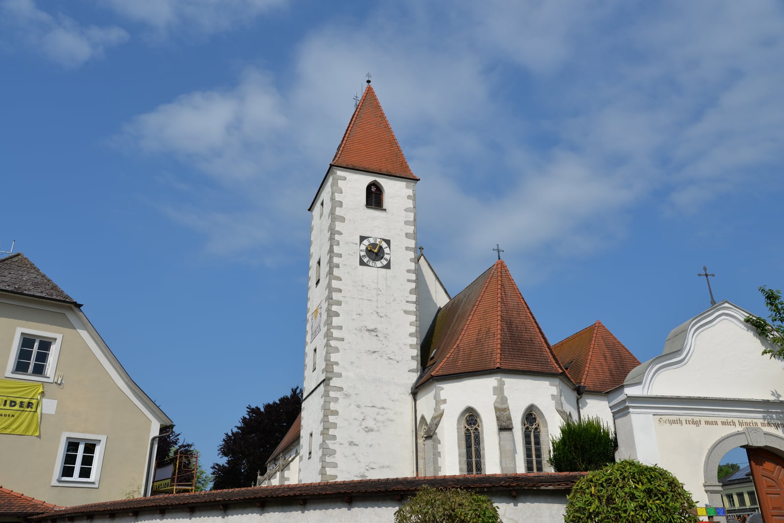 Standortansicht von Pfarrkirche Lasberg in Lasberg