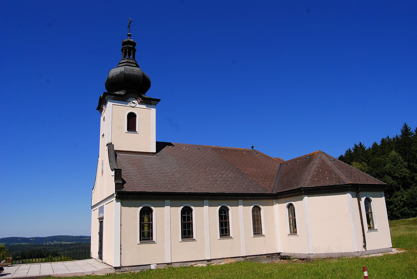 Standortansicht von Privatkirche Maria Schnee am Hiltschnerberg in Leopoldschlag